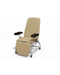 Plinth Non Height Adjustable Phlebotomy Chair with Wheels