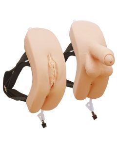 MW55 Strap-on Catheterization/Enema Simulator - Pair (Male / Female)
