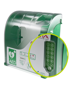 Aivia 230 External Defib Cabinet with Keypad & Heat