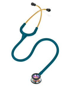 Littmann Paediatric Classic II - Rainbow Finish Chestpiece, Sunshine Yellow Eartubes, Caribbean Blue Tube