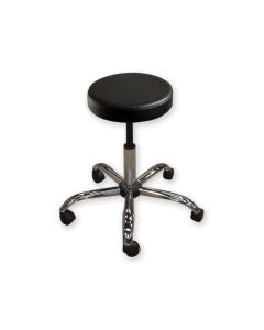 Height Adjustable Stool with Metal Base