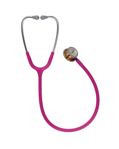 Classic III Diagnostic Stethoscope Limited Edition - High Polish - Copper Chest Piece - Raspberry Tube