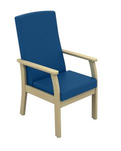 Atlas Patient Mid Back Arm Chair - Navy