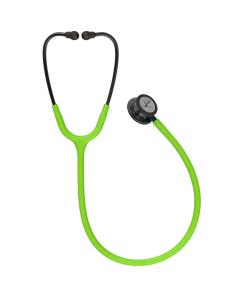 Littmann Classic III Stethoscope - Smoke Edition, Lime Green Tube, Blue Stem