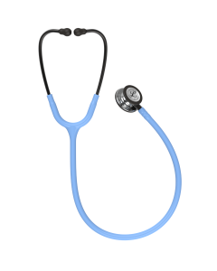 Littmann Classic III Stethoscope, Mirror Chestpiece, Ceil Blue Tube, Smoke Stem, Smoke Headset,