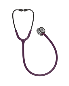 Littmann Classic III Stethoscope - Mirror Chestpiece, Plum Tube, Pink Stem and Smoke Headset