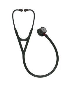  Littmann Cardiology IV Stethoscope - Black Edition, Black Tube, Red Stem