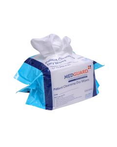 CASE Medguard Patient Cleansing Dry Wipes XL (18 x 100)