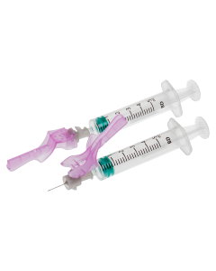 BD Eclipse Hypodermic SAFETY Needles 27G Grey x 1/2" (100)