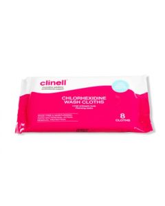 SINGLE PACK Clinell 2% Chlorhexidine Wash CLOTH (8)