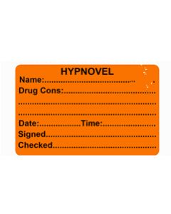 Hypnovel Drug Label 1 Roll (200 Labels)