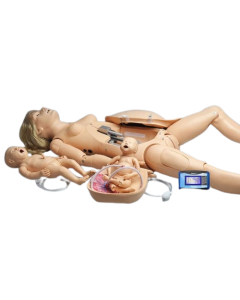 Birthing Simulator with birthing and resuscitation baby, with OMNI