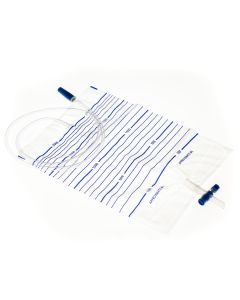 Adult Urine Bag 2L with T-Tap Valve and 0.9 Metre Tubing (10)