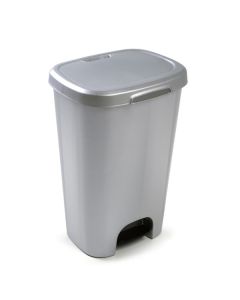 50L Waste Pedal Bin - Grey