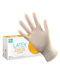 Powder free latex gloves