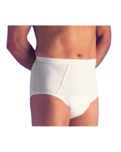 Male Absorbent Briefs Open Fly