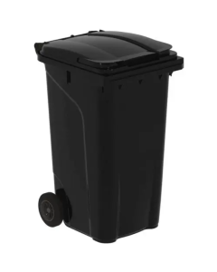 Wheelie Bin - Black - Lockable